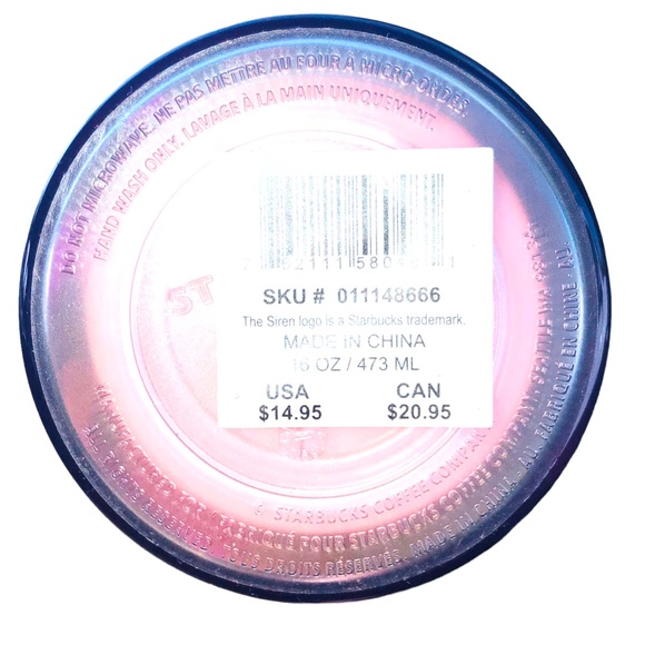 Limited Edition tall Starbucks mermaid cup with lid - Picture 11 of 11